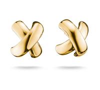 Thomas Sabo Boucles d'oreilles en forme de croix en alliage plaqué or 18 carats