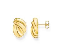Thomas Sabo Boucles d'oreilles en forme organique plaqué or 18 carats H2327-413-39