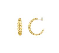 Thomas Sabo Boucles d'oreilles jaune, Taille 20 mm