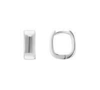 Thomas Sabo Boucles d'oreilles 'Kleine silberne Creolen in eckiger Form' argent, Taille 12 mm