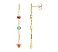 Thomas Sabo - Boucles doreilles Pierres Colorées Or Multicolore - Femme - Accessoires - Jaune - Taille: ONE Size