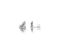Thomas Sabo Boucles d'oreilles serpent pour femme en argent sterling 925 noirci avec zircone, dimensions : 13 x 9 mm, H2261-643-11, 13x9 mm, Argent sterling, Zircone cubique 1