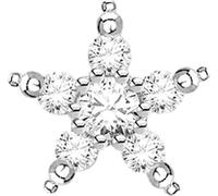 Thomas Sabo Boucles d'oreilles simples étoile argent H2134-051-14 Boucles d'oreilles