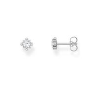 Thomas Sabo Boucles d'oreilles vintage avec pierre blanche en argent 925 recyclé H2311-051-14