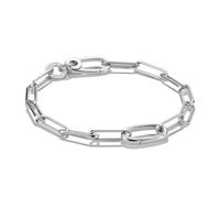THOMAS SABO Bracelet à breloques aspect papier avec lien Connect - Argent 925 - Combinable individuellement, 17cm, Argent sterling, Pas de gemme