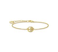 THOMAS SABO , Bracelet argent sterling Oxyde de Zirconium femme, Or, Eine Grösse - A2038-167-14-L19V
