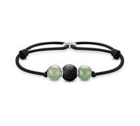 Thomas Sabo - Bracelet Bead noir- vert A2079-811-11-L22V - Femme - Accessoires - Noir - Taille: ONE Size