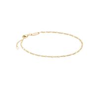 Thomas Sabo Bracelet Charm design Figaro plaqué or Argent 925 Recyclé, Plaqué Or 18 Carats