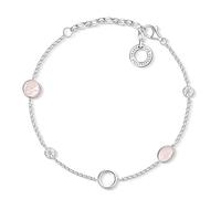 Thomas Sabo bracelet Charm pierres roses Argent Sterling 925