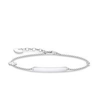 Thomas Sabo Bracelet Classic vec trèfle & pierre blanche Argent Sterling 925