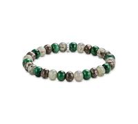 THOMAS SABO Bracelet en jaspe, jade, labradorite avec perles, taille 17