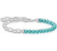 Thomas Sabo Bracelet Femme Argent avec Turquoise Imitée - turquoise - 16-19 cm A2098-404-17-L19