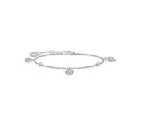 Thomas Sabo - Bracelet Femme Coquillages et Pierres Blanches Couleur Argent A2060-051-14-L19V - Femme - Accessoires - Gris - Taille: ONE Size