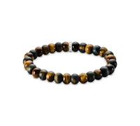 Thomas Sabo Bracelet A2196-826-2-L21 Rebel Basics Hommes Œil-de-tigre 21 cm Argent 925 recyclé