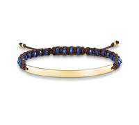 Bracelet - Thomas Sabo - LBA0056-892-32 - Argent - Bleu et doré - 12-19 cm