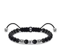 Thomas Sabo bracelet Nylon, Argent Sterling 925, Noirci
