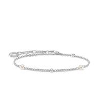 THOMAS SABO Bracelet pierres blanches en argent sterling 925, longueur 16-19 cm, 16,00-19,00 cm, Argent sterling, Non applicable