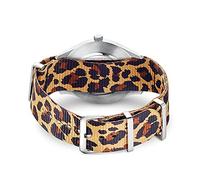 Thomas Sabo Bracelet pour montres Nato CODE TS imprimé animal Polyester Beige