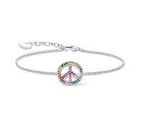 Thomas Sabo - Bracelet Signe de Paix Multicolore A2071-318-7-L19V - Femme - Accessoires - Multicolore - Taille: ONE Size
