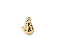 THOMAS SABO Breloque canard - Connect Charm en argent 925 recyclé, plaqué or 18 carats