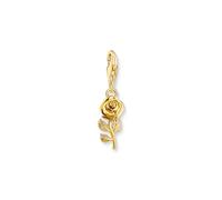 Thomas Sabo Breloque Charm rose plaquée or Argent Sterling 925, Plaqué Or Jaune 750
