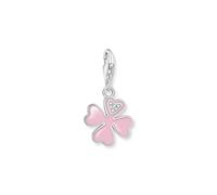THOMAS SABO Breloque trèfle en argent sterling 925 recyclé 2022-041-9, taille unique, Argent sterling, Zircone cubique
