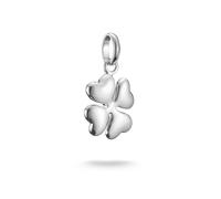 Thomas Sabo Breloque Charm Club Connect CC1236-001-21 Trèfle à quatre feuilles Argent 925 recyclé 3D