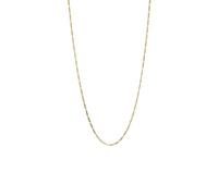 Thomas Sabo Chaîne à breloques design Figaro, 40 à 45 cm, argent 925 recyclé, plaqué or 18 carats, KE2329-413-39-L45V