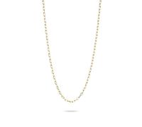 Thomas Sabo Chaîne à breloques Paperclip 65 à 70 cm en argent 925 recyclé plaqué or 18 carats KE2328-413-39-L70V