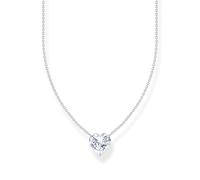Thomas Sabo Collier KE2211-051-14-L45V – Pendentif cœur blanc Argent 925 Zircone cubique 40–45 cm