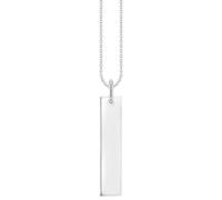 THOMAS SABO Chaîne avec pendentif Column Tag argent - gravure mö