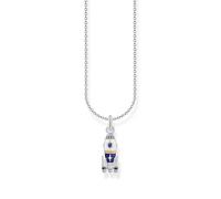 THOMAS SABO Chaîne avec pendentif fusée en argent sterling 925 KE2225-347-7, taille unique, Argent sterling, Zircone cubique