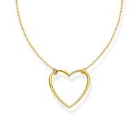 Thomas Sabo Chaîne c?ur or Argent Sterling 925, Doré Or Jaune 18 Carats
