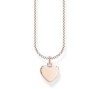 Thomas Sabo Chaîne c?ur or rose Argent Sterling 925, Doré Or Rose 18 Carats