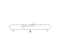 Thomas Sabo Chaîne de Cheville Pierre Turquoise Argent Argent Sterling 925