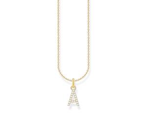 Thomas Sabo chaîne Doré Or Jaune 18 Carats, Argent Sterling 925