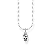 Thomas Sabo Chaîne tête de mort Argent Sterling 925, Noirci