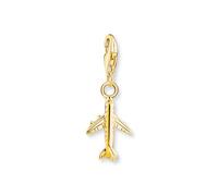 THOMAS SABO Charm avion plaqué or 18 carats argent 2012-413-39, taille unique, Argent sterling, Pas de gemme