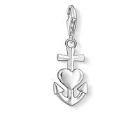 Thomas Sabo Charm Club 0083-001-12 Pendentif-breloque pour femme, en forme de croix-coeur-ancre (foi, espérance et charité) en argent Sterling 925