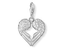 Thomas Sabo Charm Club 0613-001-12 Pendentif-breloque pour femme, ailes formant un coeur en argent Sterling 925