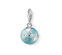Thomas Sabo Pendentif-breloque Charm Club 0754-007-1 Globe terrestre Argent sterling 925 Femme