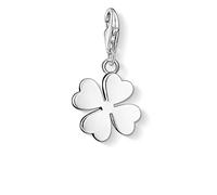 Thomas Sabo Charm Club 0884-001-12 Pendentif-breloque pour femme, en forme de feuille de trèfle/porte-bonheur en argent Sterling 925