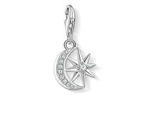 Thomas Sabo Charm Club 1794-051-14 Pendentif-breloque pour femme, en forme d’étoile dans la lune en argent Sterling 925