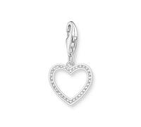 Thomas Sabo Charm Club 2203-051-14 Charm en forme de cœur avec pierres blanches Argent 925 recyclé