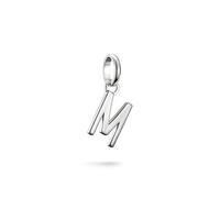 Thomas Sabo Charm Club Connect Breloque Lettre Argent 925 recyclé, taille unique, Argent sterling, Pas de gemme