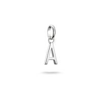 Thomas Sabo Charm Club Connect CC1207-001-21 Breloque lettre A en argent 925 recyclé