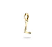 Thomas Sabo Charm Club Connect CC1218-413-39 Pendentif lettre L Plaqué or 18 carats Argent 925 recyclé