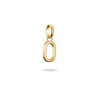 Thomas Sabo Charm Club Connect CC1221-413-39 Pendentif lettre O Plaqué or 18 carats Argent 925 recyclé