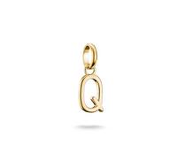 Thomas Sabo Charm Club Connect CC1223-413-39 Pendentif lettre Q Plaqué or 18 carats Argent 925 recyclé