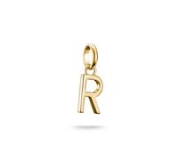 Thomas Sabo Charm Club Connect CC1224-413-39 Breloque en forme de lettre R Plaqué or 18 carats Argent 925 recyclé